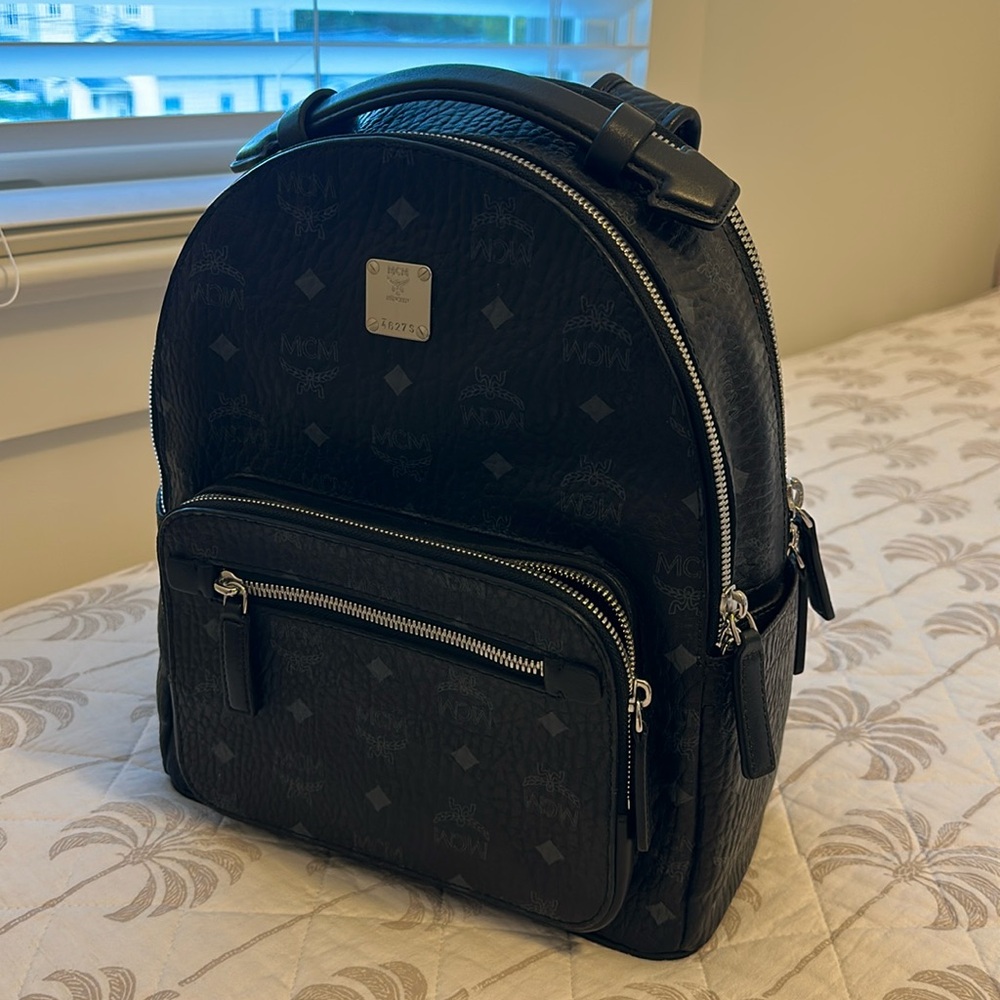 MCM Black Backpack